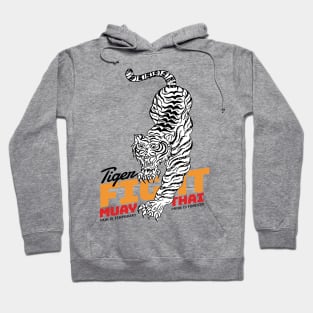 Muay Thai Tiger Tattoo Born to Fight Hoodie